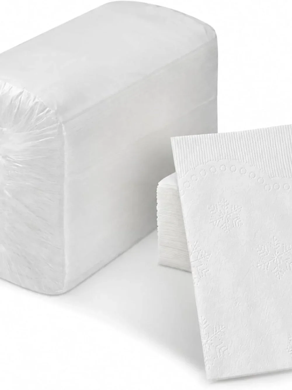 NEW Solid White Dinner Napkins 2-Ply Soft Absorbent 150 Count Bulk Buy Package
